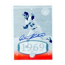 586114 Pete Richert Autographed Baseball Card - Baltimore Orioles - 2004 Upper Deck Legends 1969 No.48