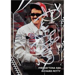 587213 Richard Petty Autographed Trading Card - Auto Racing, Nascar, SC - 2018 Panini Victory Lane 1981 Daytona 500 No.55 -  Autograph Warehouse