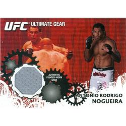 Picture of Autograph Warehouse 587467 Antonio Rodrigo Nogueira Fighter Worn Gear Patch Trading Card - UFC, Ultimate Fighting Championship - 2010 Topps No.UGAN