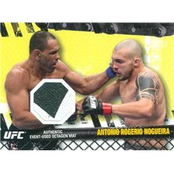 Picture of Autograph Warehouse 587477 Antonio Rogerio Nogueira Event Used Octagon Mat Patch Trading Card - UFC, Ultimate Fighting Championship - 2010 Topps No.FMARN