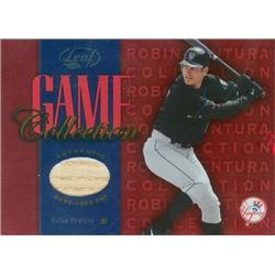587613 Robin Ventura Player Used Bat Patch Baseball Card - New York Mets, Yankees - 2002 Leaf Game Collection No.RVB
