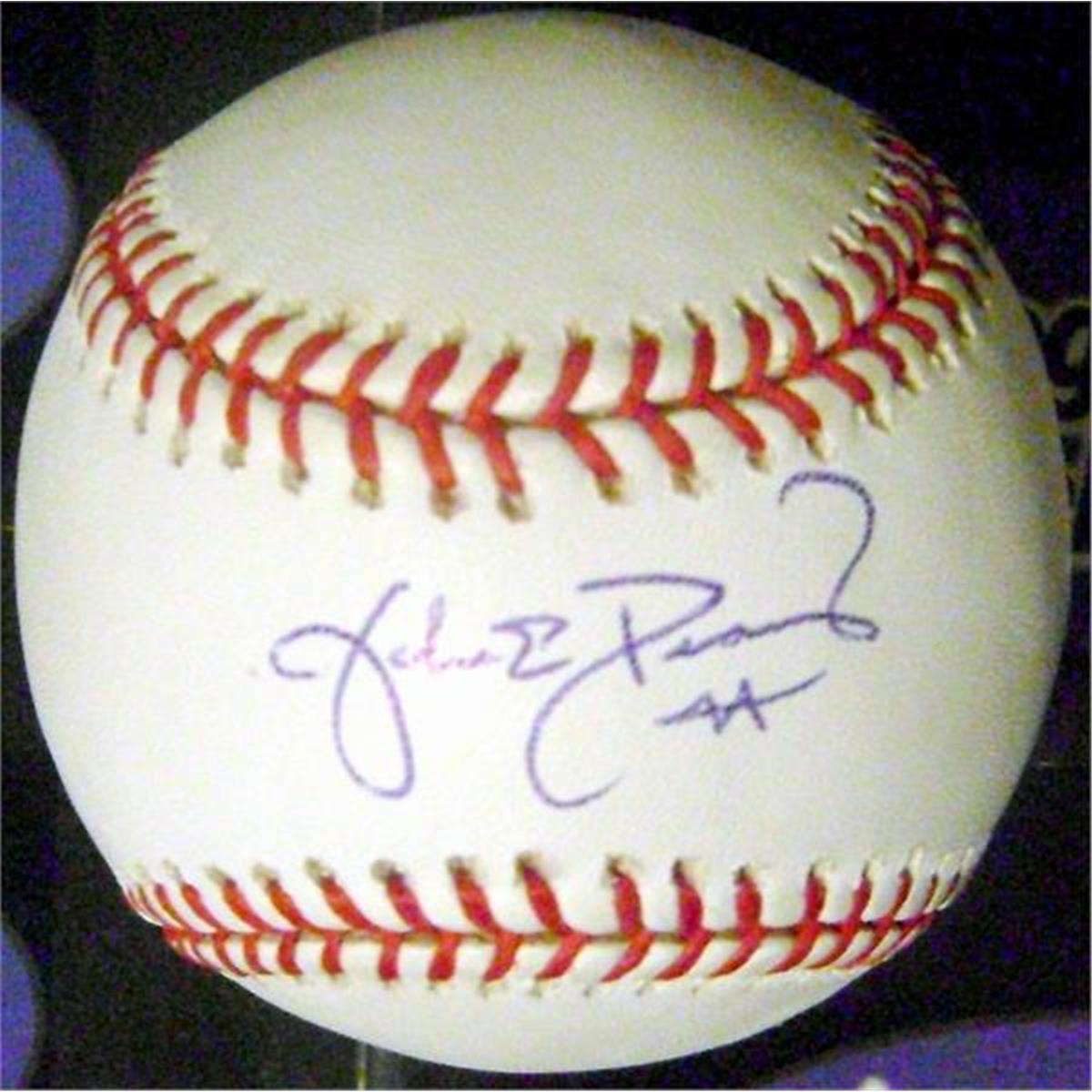 Jake Peavy Autographed Baseball - OMLB - Red Sox Giants Champion