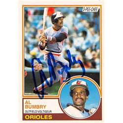 622713 Al Bumbry Autographed Baseball Card - Baltimore Orioles - 1983 O-Pee-Chee No.272