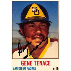 622783 Gene Tenace Autographed Baseball Card - San Diego Padres 67 - 1978 Hostess No.125