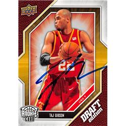623547 Taj Gibson Autographed Basketball Card - USC Trojans - 2009 Upper Deck Draft Rookie No.37