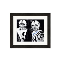 Jimmy Orr Autographed 8 x 10 in. Photo - Baltimore Colts - No.1 Matted & Framed