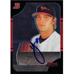 637634 Hayden Penn Autographed Baseball Card - Baltimore Orioles - 2005 Bowman Chrome Rookie No.BDP27