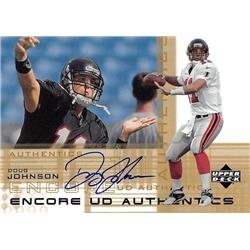 638401 Doug Johnson Autographed Football Card - Atlanta Falcons - 2000 Upper Deck Encore No.JO