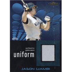 653575 Jason Giambi Player Worn Jersey Patch Baseball Card - New York Yankees - 2004 Topps Finest No.104 -  Autograph Warehouse