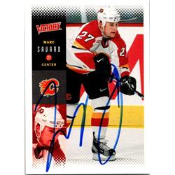 654048 Marc Savard Autographed Hockey Card - Calgary Flames, FT - 2000 Upper Deck Victory No.41