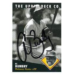 585663 Al Bumbry Autographed Baseball Card - 1994 Upper Deck No.73 - Baltimore Orioles - Boston Red Sox