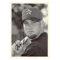 586489 Keith Ginter Autographed Baseball Card - Houston Astros - 2001 Bowman Heritage No.219