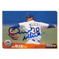 586900 Dave Mlicki Autographed Baseball Card - New York Mets SC - 1996 Upper Deck No.621