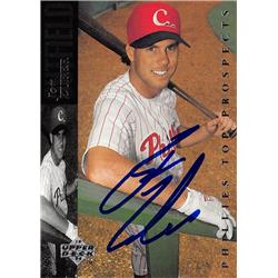 618997 Jon Zuber Autographed Baseball Card - Philadelphia Phillies, SC - 1993 Upper Deck Top Prospects No.199