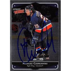 Mariusz Czerkawski autographed Hockey Card (New York Islanders, SC) 2000 Upper Deck Ultimate Victory #54 - Hockey Slabbed Autographed Cards