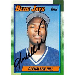 621319 Glenallen Hill Autographed Baseball Card - Toronto Blue Jays, 67 - 1990 Topps No.194