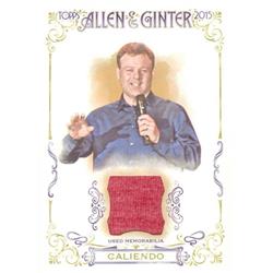 Picture of Autograph Warehouse 627059 Frank Caliendo Used Worn Relic Patch Trading Card - Comedian - 2015 Topps Allen & Ginters No.FSRAFC