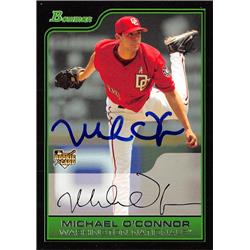 637622 Michael O Connor Autographed Baseball Card - Washington Nationals - 2006 Bowman Rookie No.BDP53