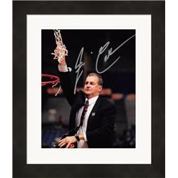 637983 Jim Calhoun Autographed 8 x 10 in. Photo - Connecticut Huskies, NCAA Champions - No.SC32 Matted & Framed -  Autograph Warehouse