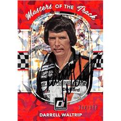 638651 Darrell Waltrip Autographed Trading Card - Nascar Driver, Auto Racing, SC - 2018 Donruss Masters of the Track Refractor No.MT8