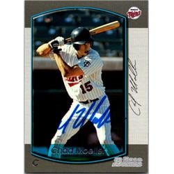651520 Chad Moeller Autographed Baseball Card - Minnesota Twins, FT - 2000 Bowman No.422