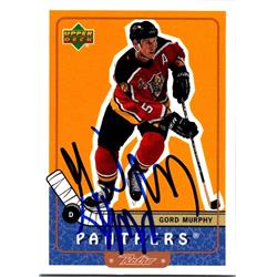 651783 Gord Murphy Autographed Hockey Card - Florida Panthers, FT - 1999 Upper Deck Retro No.34