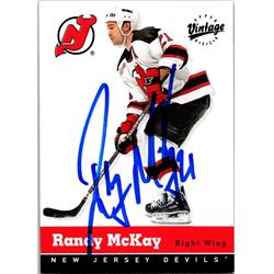 651899 Randy Mckay Autographed Hockey Card - New Jersey Devils, FT - 2000 Upper Deck Vintage No.220