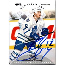 652387 Brandon Convery Autographed Hockey Card - Toronto Maple Leafs, FT - 1996 Donruss Canadian Ice No.144
