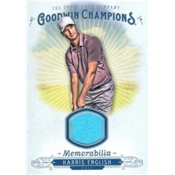 Picture of Autograph Warehouse 649710 Harris English Player Worn Shirt Patch Golf Card - PGA Golfer - 2018 Upper Deck Goodwin Champions No.MHE
