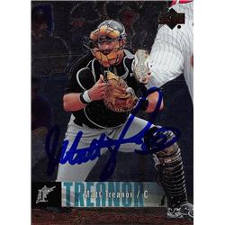650220 Matt Treanor Autographed Baseball Card - Florida Marlins - 2006 Upper Deck Silver No.623