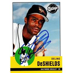 651020 Delino Deshields Autographed Baseball Card - Baltimore Orioles, FT - 2001 Upper Deck Vintage No.76