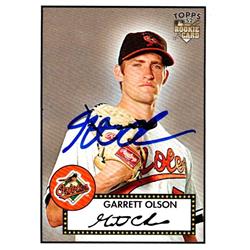 651251 Garrett Olson Autographed Baseball Card - Baltimore Orioles, FT - 2007 Topps 52 Rookie No.131