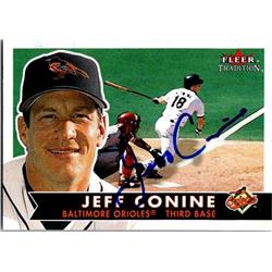 651403 Jeff Conine Autographed Baseball Card - Baltimore Orioles, FT - 2001 Fleer Tradition No.270