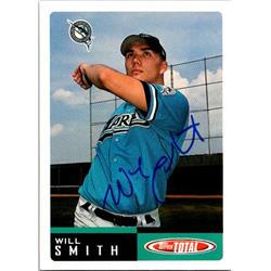 651428 Will Smith Autographed Baseball Card - Florida Marlins Ft - 2002 Topps Total No.281