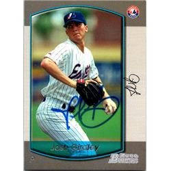 651535 Josh Girdley Autographed Baseball Card - Montreal Expos, FT - 2000 Bowman No.279