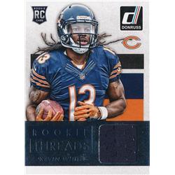 Picture of Autograph Warehouse 583231 Kevin White Player Worn Jersey Patch Football Card - Chicago Bears - 2015 Panini Donruss Rookie Threads No.DRTKW