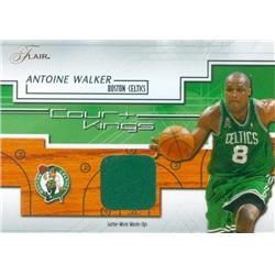 Picture of Autograph Warehouse 583441 Antoine Walker Player Worn Jersey Patch Basketball Card - Boston Celtics - 2002 Fleer Flair Court Kings No.CKAW