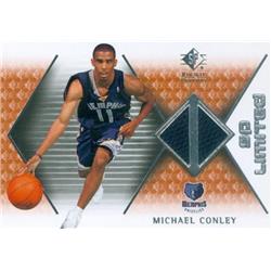 Picture of Autograph Warehouse 583594 Mike Conley Player Worn Jersey Patch Basketball Card - Memphis Grizzlies - 2008 Upper Deck Limited Rookie Edition No.SPMC