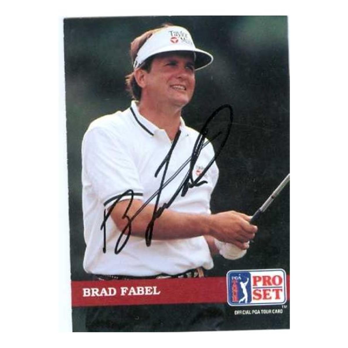 584222 Brad Fabel Autographed Trading Card - Golf