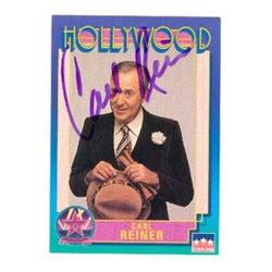 584466 Carl Reiner Signed Trading Card  Your Show of Shows Dick Van Dyke Show  1991 Hollywood Walk of Fame No96