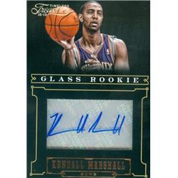 584836 Kendall Marshall Autographed Basketball Card - Phoenix Suns - 2012 Panini Timeless Treasures Glass Rookie No.204 LE