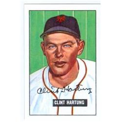 585537 Clint Hartung Autographed 1951 Bowman Reprint Baseball Card - New York Giants -  Autograph Warehouse
