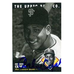 585660 Orlando Cepeda Autographed Baseball Card - San Francisco Giants St. Louis Cardinals - 1994 Bat Upper Deck No.136