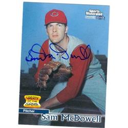 585718 Sam Mcdowell Autographed Baseball Card - Cleveland Indians - 1999 Fleer Greats of the Game No.62