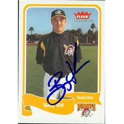 586049 Bobby Hill Autographed Baseball Card - Pittsburgh Pirates - 2004 Fleer Tradition No.440