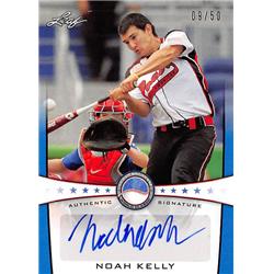 586598 Noah Kelly Autographed Baseball Card - Sandra Day O Connor High School - 2013 Leaf No.PSANK1