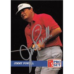 598190 Jimmy Powell Autographed Golf Card - PGA Tour, North Texas State University, SC - 1992 Pro Set No.235 -  Autograph Warehouse