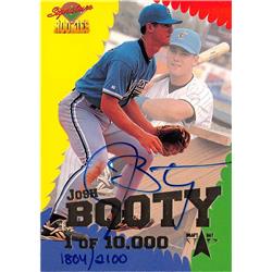 619074 Josh Booty Autographed Baseball Card - Florida Marlins 67 - 1995 Signature Rookies No.DD2