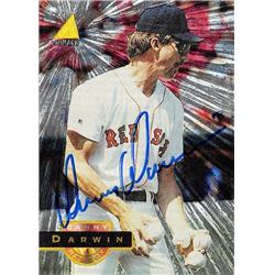 621857 Danny Darwin Autographed Baseball Card - Boston Red Sox - 1994 Pinnacle Museum Collection No.303