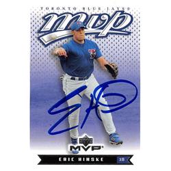 622745 Eric Hinske Autographed Baseball Card - Toronto Blue Jays - 2003 Upper Deck MVP No.212